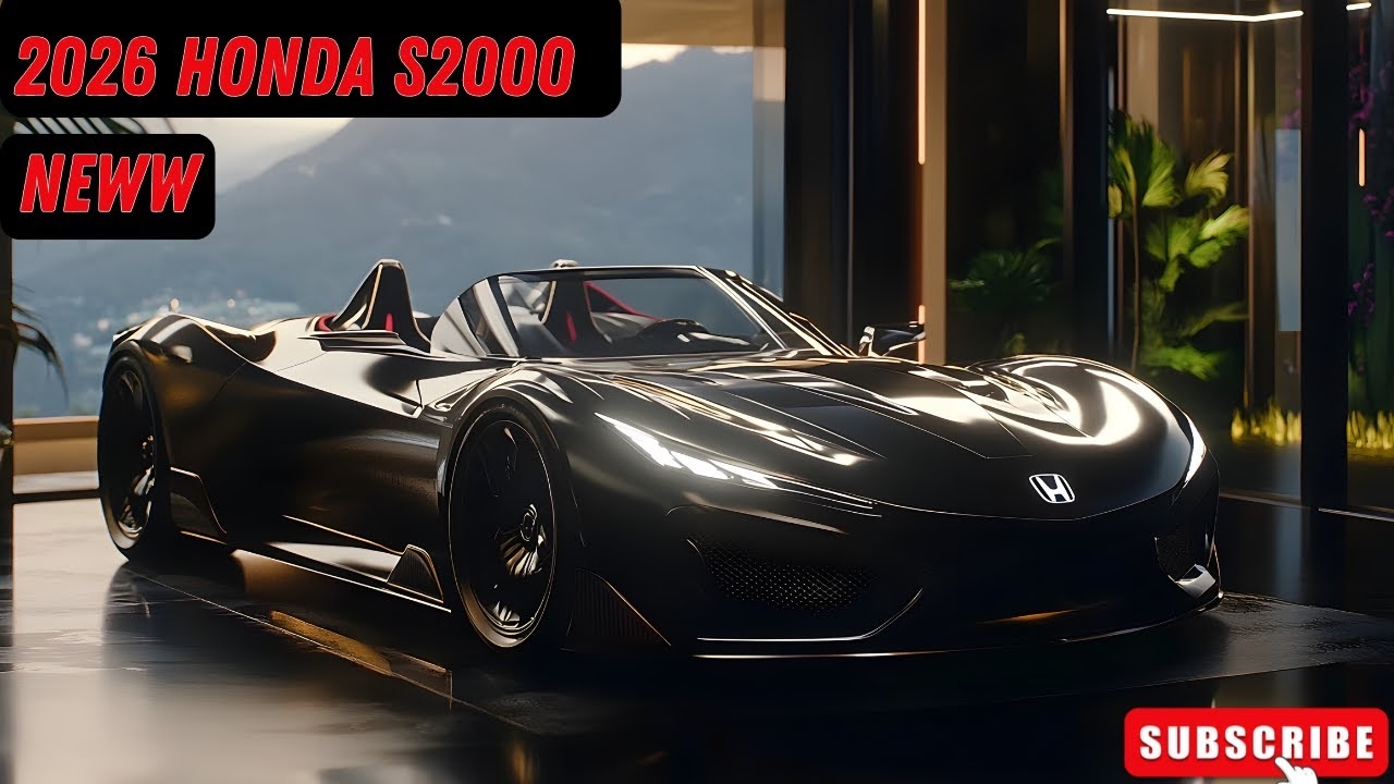 NEWW The Return Of A Legend Introducing The 2026 Honda S2000 YouTube NEWW The Return Of A Legend Introducing The 2026 Honda S2000 YouTube